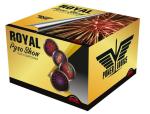 Royal Pyro Show, 132 Schuss, NEM: 1710g, Kaliber 25mm, Brenndauer ca. 90 Sekunden